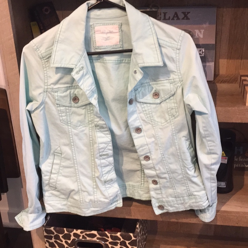 Light blue denim jacket
